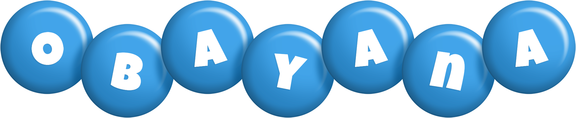 Obayana candy-blue logo