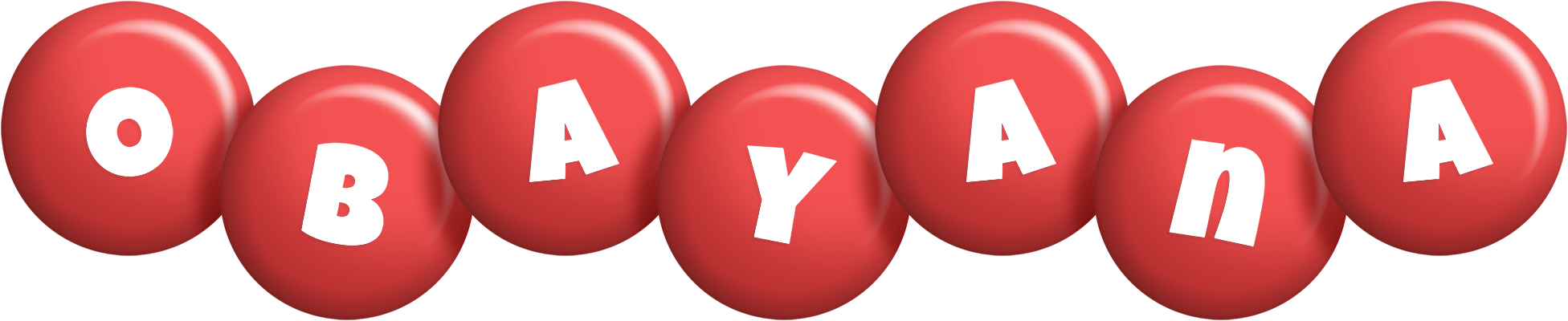 Obayana candy-red logo