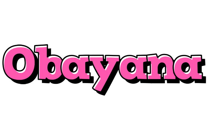 Obayana girlish logo