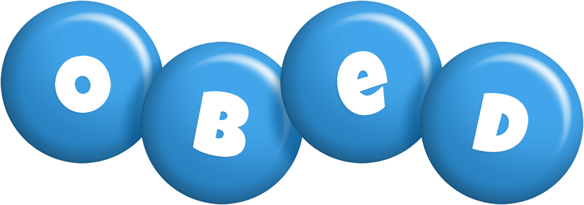Obed candy-blue logo