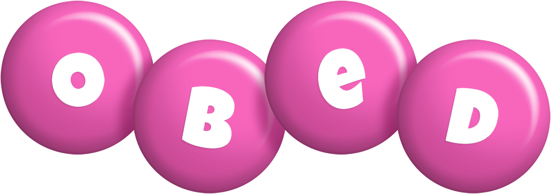 Obed candy-pink logo
