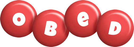 Obed candy-red logo