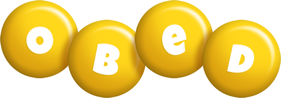 Obed candy-yellow logo