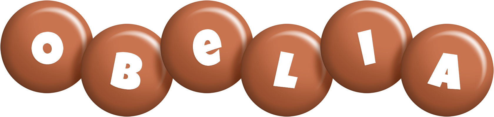 Obelia candy-brown logo