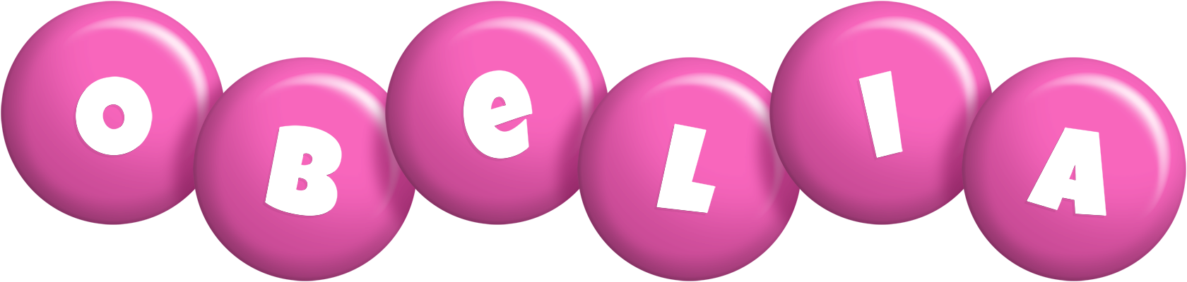 Obelia candy-pink logo
