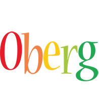 Oberg birthday logo