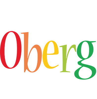 Oberg birthday logo