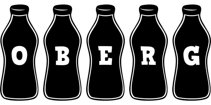 Oberg bottle logo