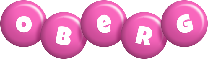 Oberg candy-pink logo