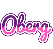 Oberg cheerful logo