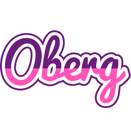 Oberg cheerful logo