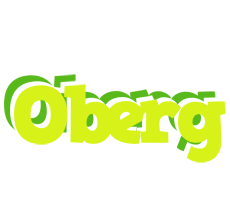 Oberg citrus logo