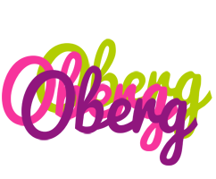 Oberg flowers logo