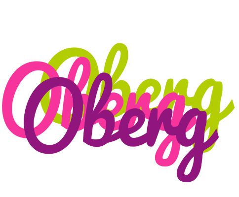 Oberg flowers logo