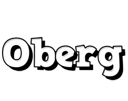 Oberg snowing logo