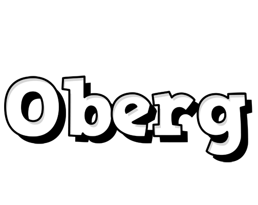 Oberg snowing logo