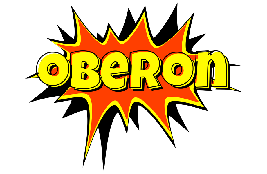 Oberon bazinga logo