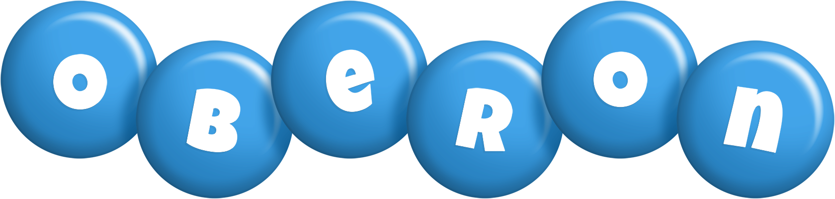 Oberon candy-blue logo