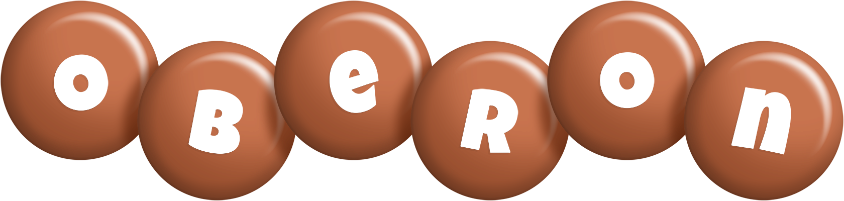 Oberon candy-brown logo
