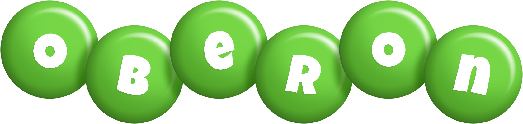 Oberon candy-green logo