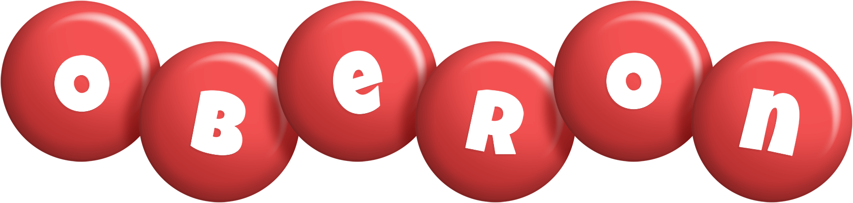 Oberon candy-red logo