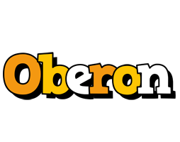 Oberon cartoon logo