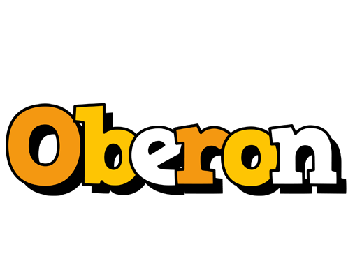 Oberon cartoon logo