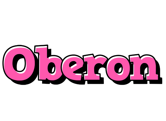 Oberon girlish logo