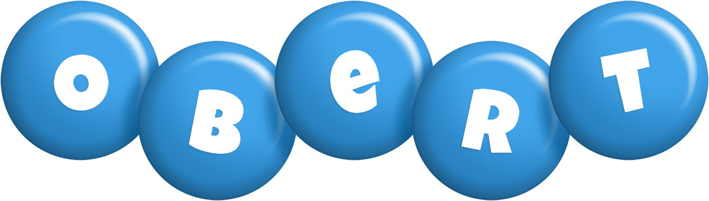 Obert candy-blue logo
