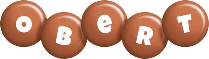 Obert candy-brown logo