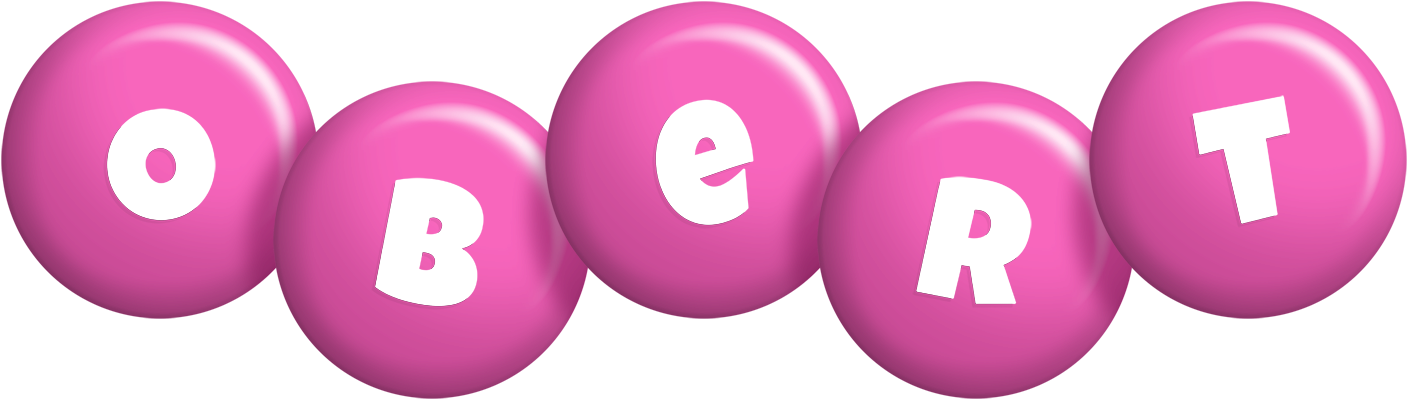 Obert candy-pink logo