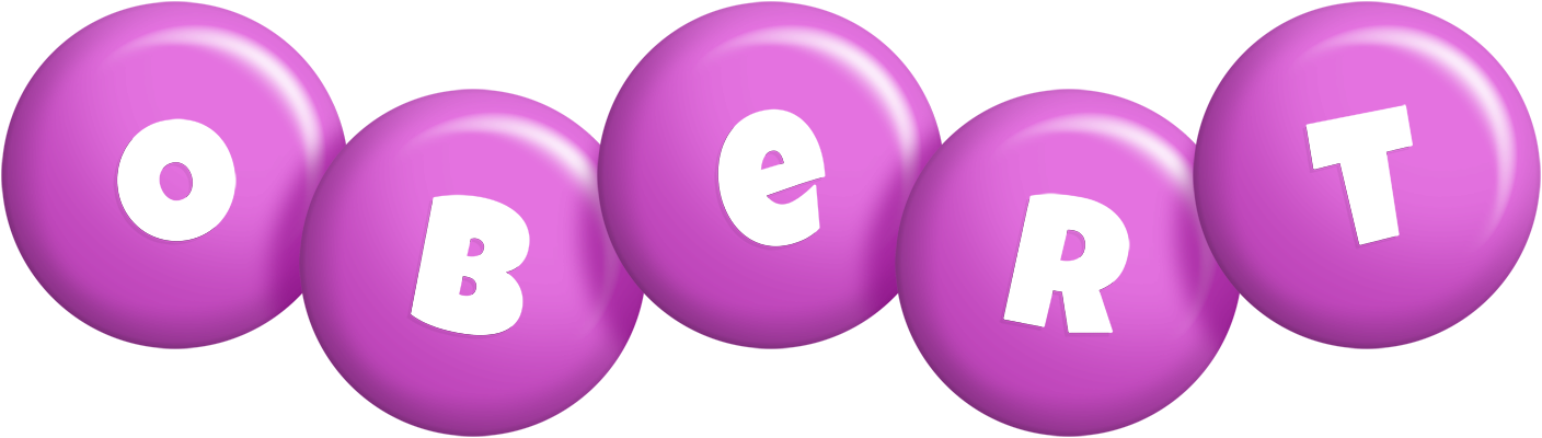 Obert candy-purple logo