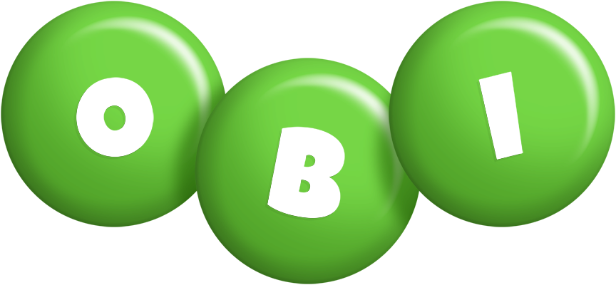 Obi candy-green logo