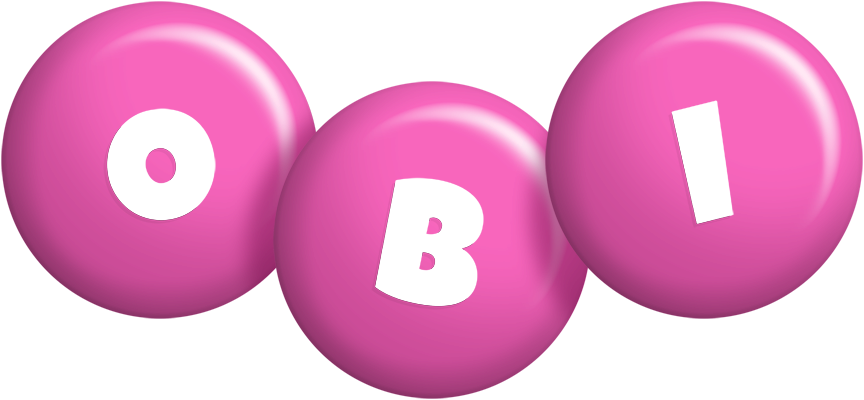 Obi candy-pink logo