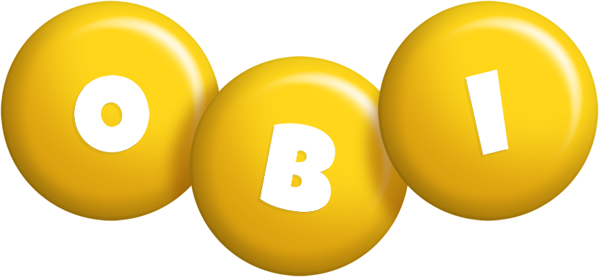 Obi candy-yellow logo