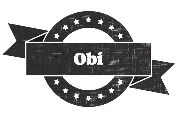 Obi grunge logo