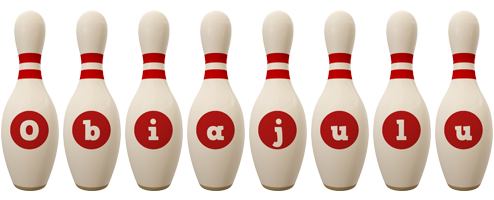 Obiajulu bowling-pin logo