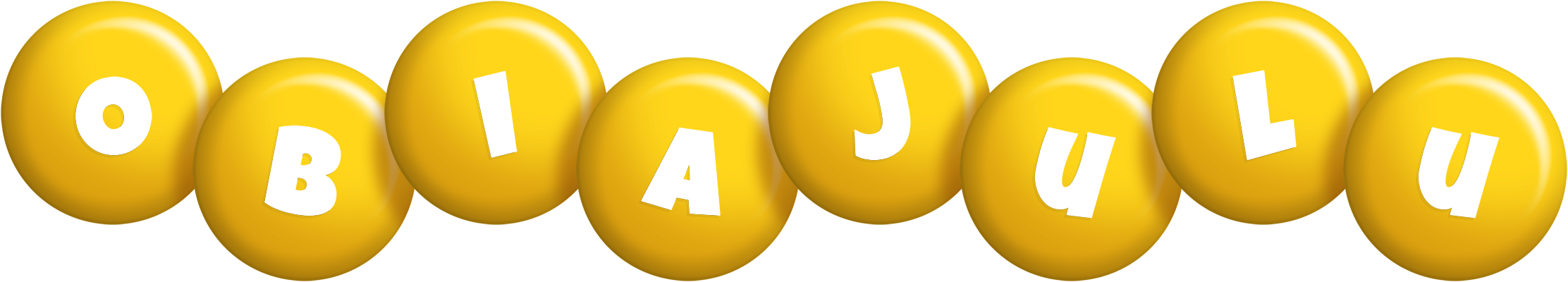 Obiajulu candy-yellow logo