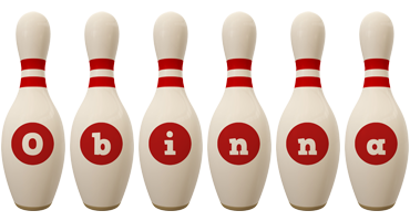Obinna bowling-pin logo