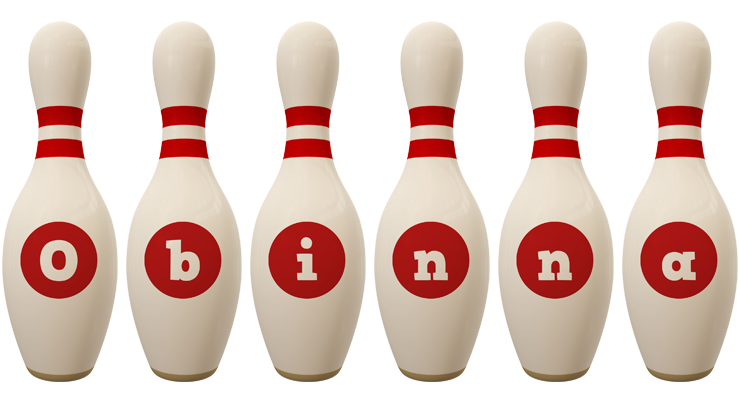Obinna bowling-pin logo