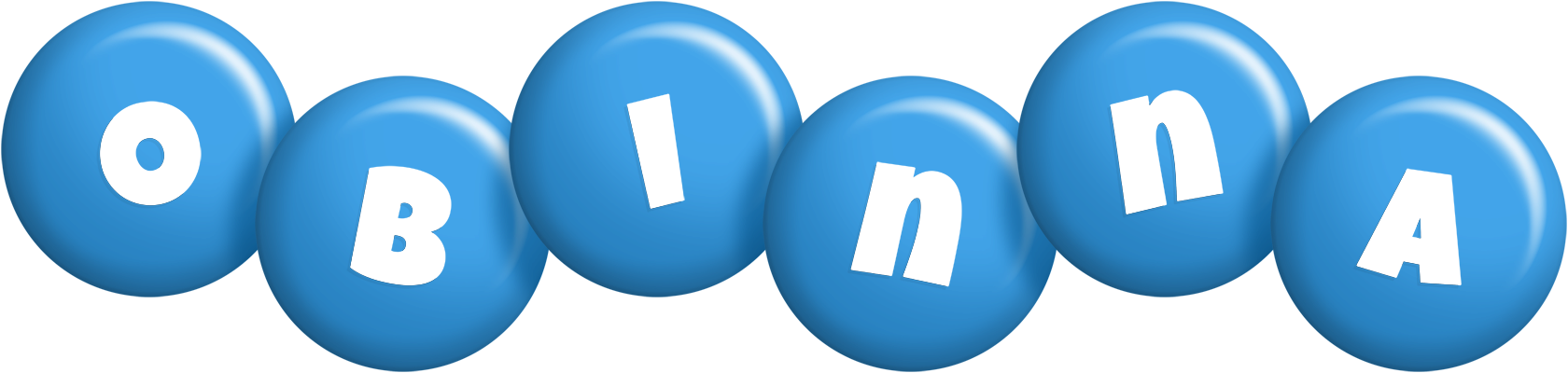 Obinna candy-blue logo