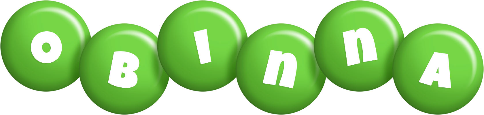 Obinna candy-green logo