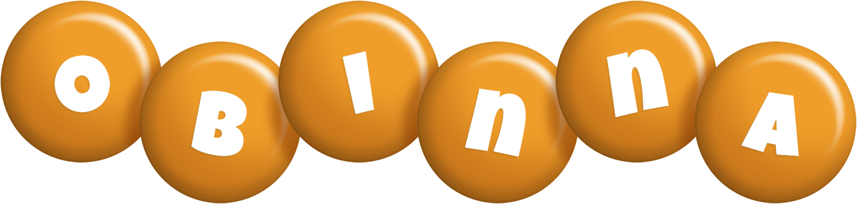 Obinna candy-orange logo