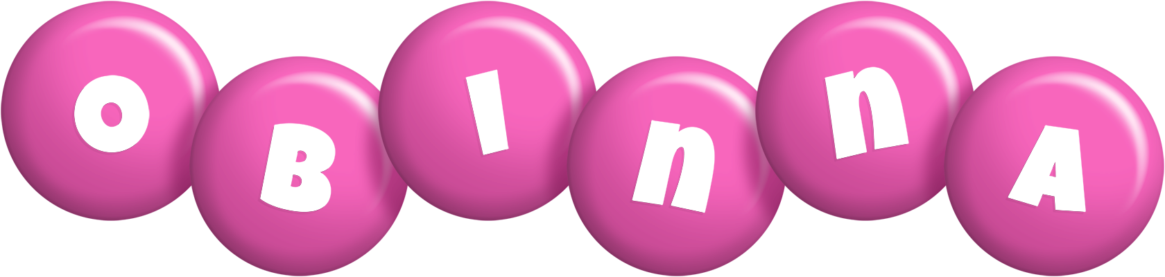 Obinna candy-pink logo