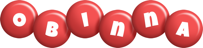 Obinna candy-red logo