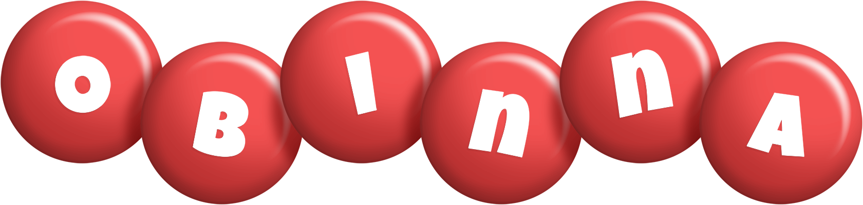 Obinna candy-red logo