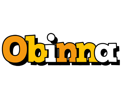 Obinna cartoon logo