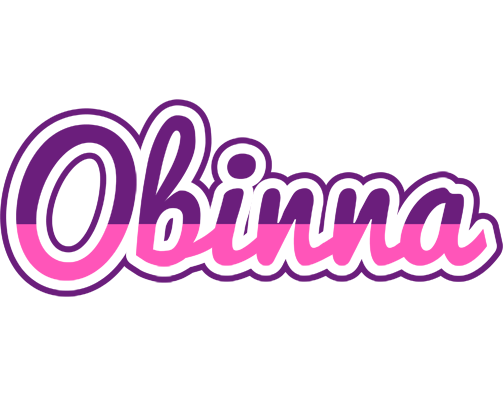 Obinna cheerful logo