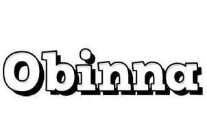 Obinna snowing logo