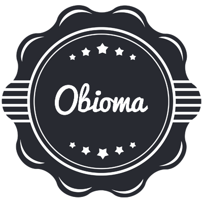 Obioma badge logo